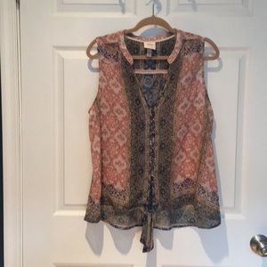 XL sleeveless blouse Knox Rose
